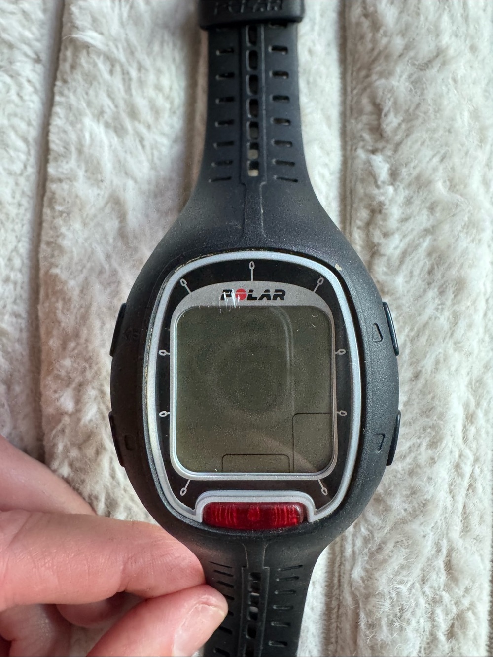 Polar RS100 Black Heart Rate Monitor Running Sport Watch Water Resistant 50M